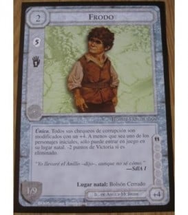 Lámina Dos Caras - Frodo + Dwar de Waw