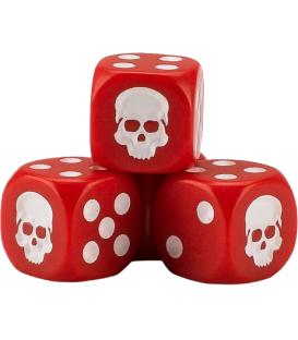 Warhammer Cubo de Dados - Rojo (20)