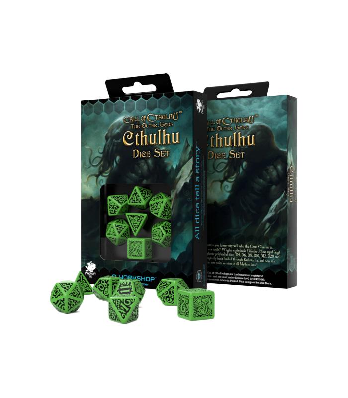 7 Q WORKSHOP Call of Cthulhu The Outer Gods Cthulhu Dice Set 