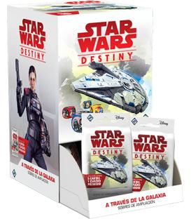 Star Wars Destiny: A Través de la Galaxia (Expositor con 36 Sobres de Ampliación)