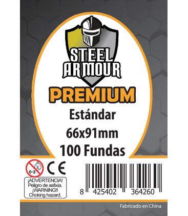 Fundas Steel Armour (63,5x88mm) PREMIUM Standard (100) - Exterior 66x91mm