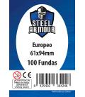 Fundas Steel Armour (59x92mm) Europeo (100) - Exterior 61x94mm Fundas Steel Armour (59x92mm) Europeo (100) - Exterior 61x94mm