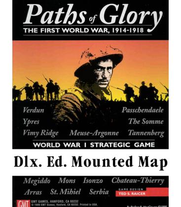Paths of Glory: The First World War, 1914-1918 - Mounted Map