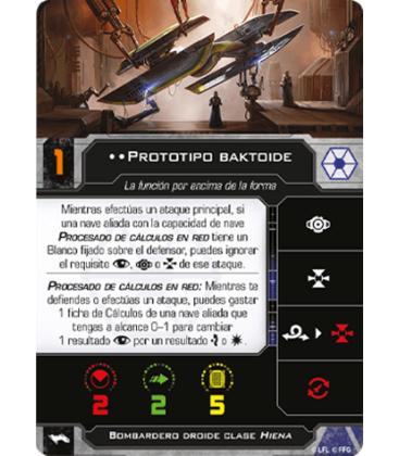 Star Wars X-Wing 2.0: Bombardero Droide Clase Hiena