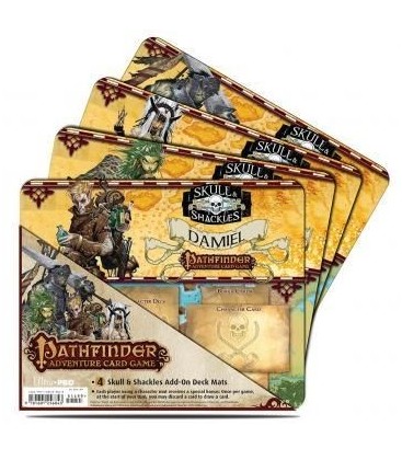 Pathfinder: Skull & Shackles (Pack 4 Mini Tapetes)