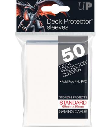 50 Fundas Ultra Pro (66x91mm) Deck Protector - Blanco