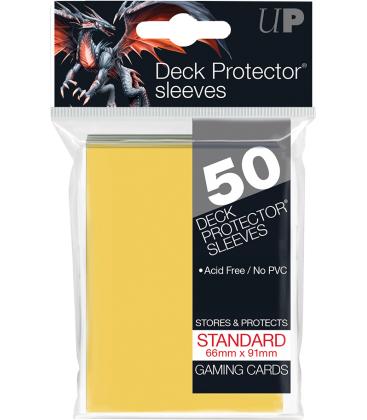 50 Fundas Ultra Pro (66x91mm) Deck Protector - Amarillo