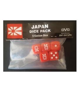 Japan Dice Pack (5 Custom Dice)