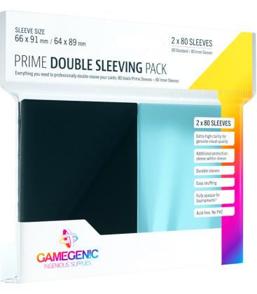 Gamegenic: Prime Double Sleeving Pack 66x91mm (2x80)