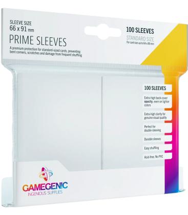 Gamegenic: Pack Prime Sleeves (Blanco) (100)