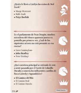 Juego de Tronos Trivia: Expansión de las Temporadas 5-8