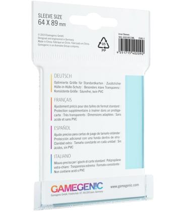 Gamegenic: Inner Sleeves 64x89mm (100)