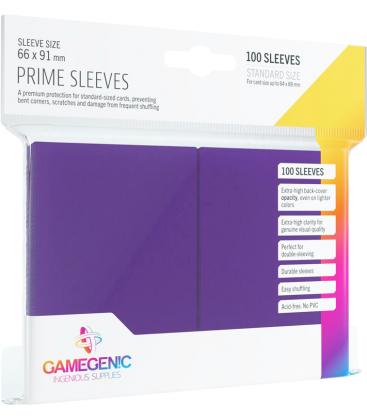Gamegenic: Pack Prime Sleeves (Morado) (100)