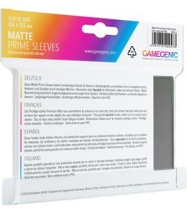 Gamegenic: Pack Matte Prime Sleeves (Gris) (100)