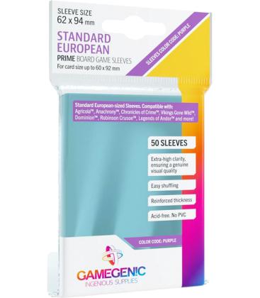 Gamegenic: Prime Standard European-Sized Sleeves 62x94mm (50)