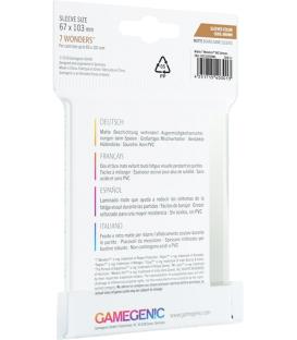 Gamegenic: Matte 7 Wonders Sleeves 67x103mm (80)