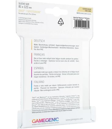 Gamegenic: Matte Dixit Sleeves 81x122mm (90)