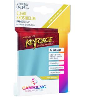 Gameforge: Prime Keyforge Exoshields Clear 66x92mm (40)