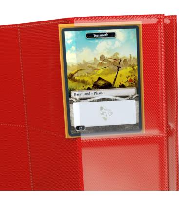 Gamegenic: Sideloading 18-Pocket Pages Display (Rojo) (50)