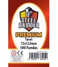Fundas Steel Armour (70x120mm) PREMIUM Tarot (100) - Exterior 72x122mm Fundas Steel Armour (70x120mm) PREMIUM Tarot (100) - Exterior 72x122mm
