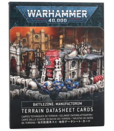 Warhammer 40,000: Battlezone Manufactorum (Tarjetas de Datos de Terreno)