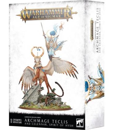 Warhammer Age of Sigmar: Lumineth Realm-Lords (Archmage Teclis and Celennar, Spirit of Hysh)