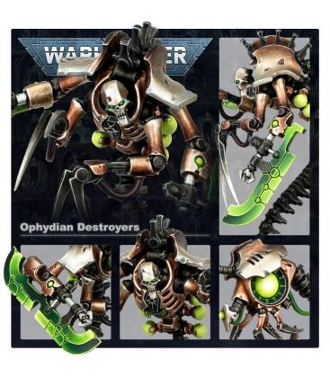 Warhammer 40,000: Necrons (Ophydian Destroyers)