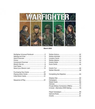 Warfighter Multi-Era: Universal Rulebook (Inglés)