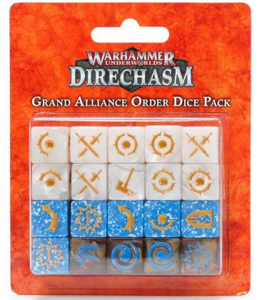 Warhammer Underworlds Direchasm: Grand Alliance Order Dice Pack