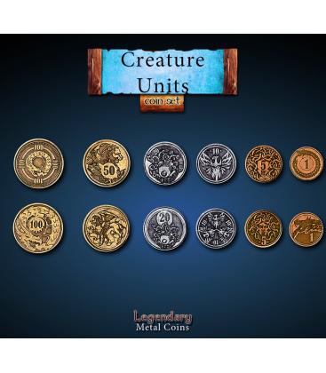 Legendary Metal Coins: Creature Units (30)