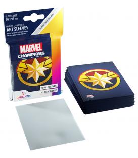 Gamegenic: Marvel Champions Art Sleeves 66x91mm (50) (Captain Marvel)