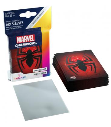 Gamegenic: Marvel Champions Art Sleeves 66x91mm (50) (Spider-Man)