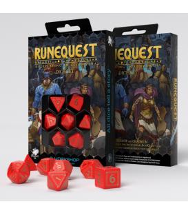 Q-Workshop: Runequest Red & Gold Dice Set (7)