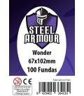 Fundas Steel Armour (65x100mm) Wonder (100) - Exterior 67x102mm Fundas Steel Armour (65x100mm) Wonder (100) - Exterior 67x102mm