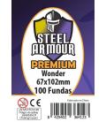 Fundas Steel Armour (65x100mm) PREMIUM Wonder (100) - Exterior 67x102mm Fundas Steel Armour (65x100mm) PREMIUM Wonder (100) - Exterior 67x102mm
