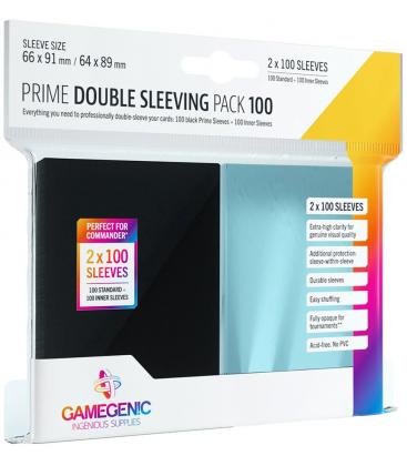 Gamegenic: Prime Double Sleeving Pack 66x91mm (2x100)