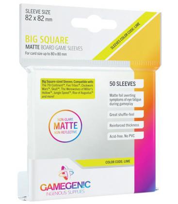 Gamegenic: Matte Big Square-Sized Sleeves 82x82mm (50)