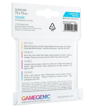 Gamegenic: Matte Square-Sized Sleeves 73x73mm (50)