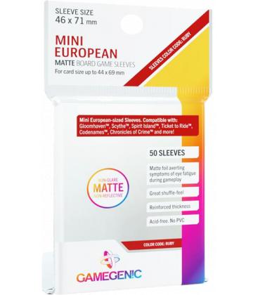 Gamegenic: Matte Mini European-Sized Sleeves 46x71mm (50)