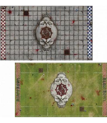 Blood Bowl: Halfling Pitch (Double-sided Pitch and Dugouts) (Inglés)