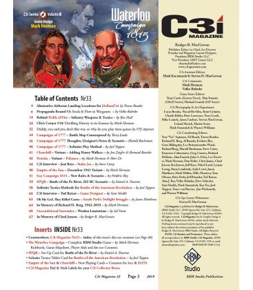 C3i Magazine 33: Waterloo Campaign 1815