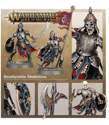Warhammer Age of Sigmar: Soulblight Gravelords (Deahtrattle Skeletons)