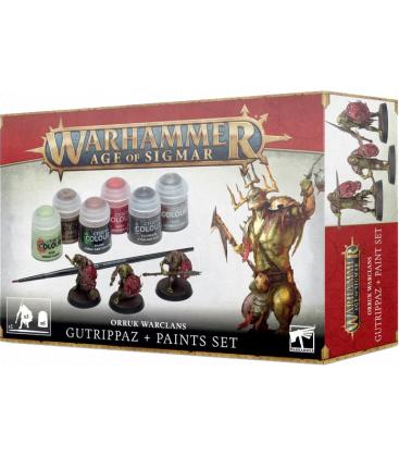 Warhammer Age of Sigmar: Set de Pinturas + Orruk Warclans (Gutrippaz)