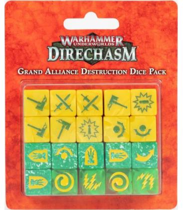 Warhammer Underworlds Direchasm: Grand Alliance Destruction (Dice Pack)
