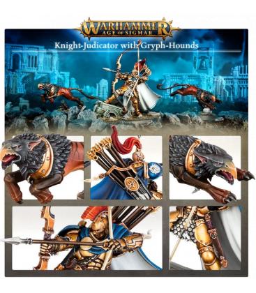 Warhammer Age of Sigmar: Stormcast Eternals (Knight-Judicator with Gryph-Hounds)