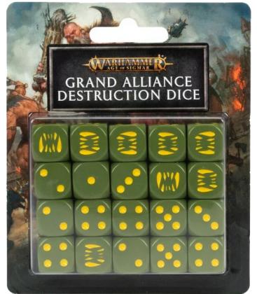 Warhammer Age of Sigmar: Grand Alliance Destruction (Dados)