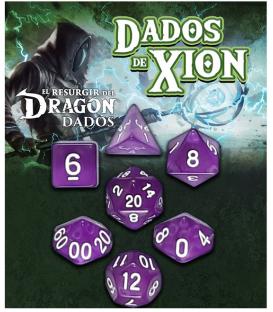 El Resurgir del Dragón: Dados de Xion (Púrpura Extraña Oscuridad)