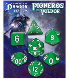 El Resurgir del Dragón: Dados Pioneros de Voldor (Verde Saurania)