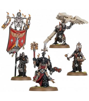 Warhammer 40.000: Black Templars Chaplain Grimaldus & Retinue