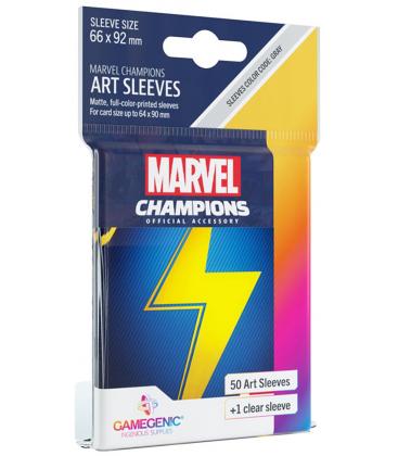 Gamegenic: Marvel Champions Art Sleeves 66x91mm (50) (Ms. Marvel)
